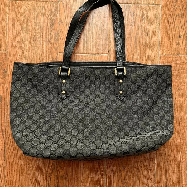 Gucci Luxury Minimalist Bags & purse Wanita black gray photo 1