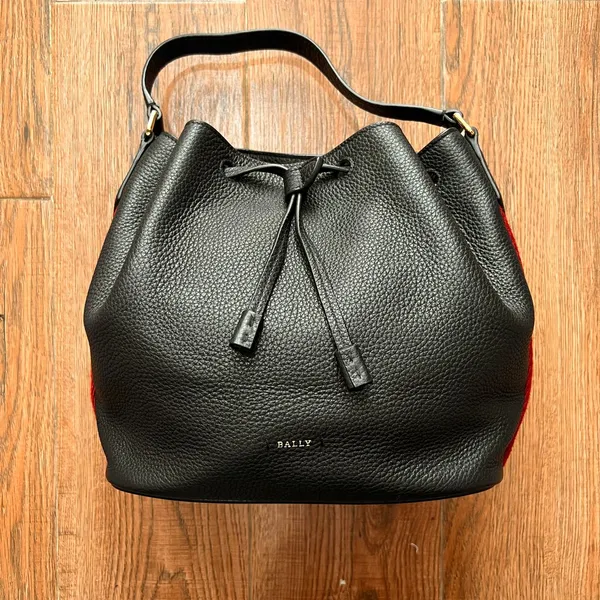 Bally Luxury Minimalist Bags & purse Wanita black gray photo 1