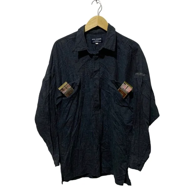 Issey Miyake Vintage Avant Garde Formal shirt Pria black photo 1