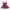 Vintage Coquette Cami top Wanita burgundy pink photo 1