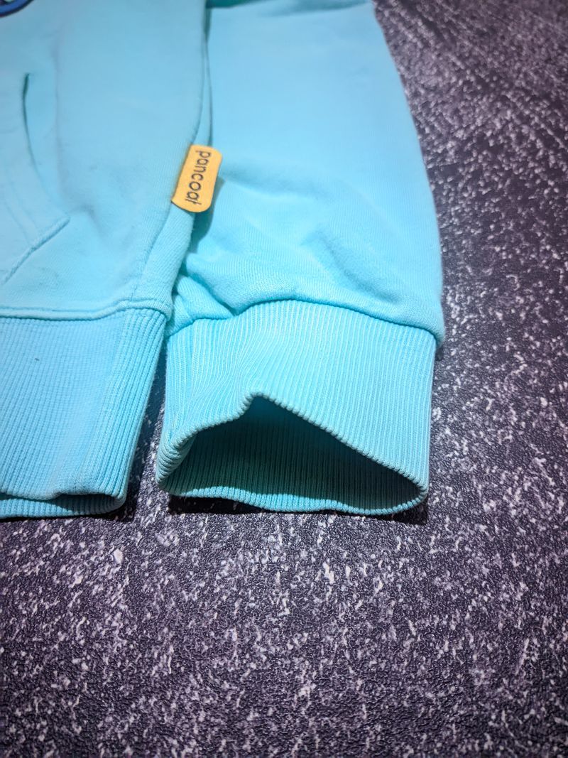 Pancoat Streetwear Sportswear Hoody Pria blue photo 3