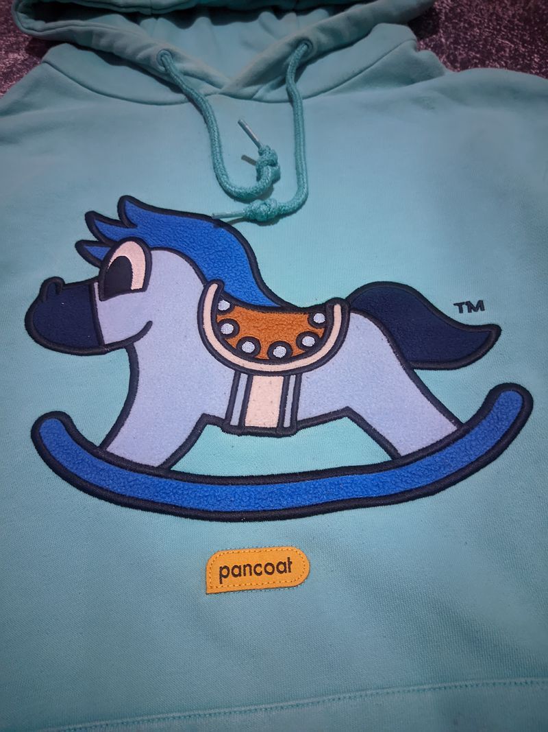 Pancoat Streetwear Sportswear Hoody Pria blue photo 4
