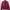 Biker Casual Puffer Jacket Pria Burgundy