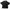 Nevada Branded Black Cotton Blend Short-sleeved Cropped Polo