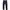 Goth Emo Jeans Pria Black
