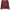 Fuzzy Cardigan Maroon Flower Motif