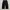 Basic cargo longpants contrast stitching black jeans, loose  photo 5