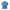 Crocodile Minimalist Casual Blouse Wanita blue photo 1