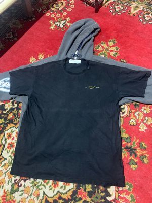 Off-White Vintage Streetwear T-shirt Pria Black Yellow