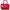 Vintage Red Doctors Bag 
