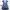 AXES FEMME Lace Vintage Print Chiffon Dress Dusty Blue M
 photo 3