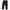 Japanese brand Vintage Minimalist Formal pants Pria black gray photo 2