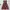 CLOSE.UP Rose Floral Kemben Dress Black Red Vintage