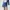Pomelo Minimalist Casual Mini skirt Wanita blue photo 1