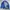 Casual Windbreaker Pria blue photo 4