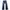 Japanese Brand Vintage Streetwear Flare Pants Wanita Blue