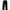 H&M Streetwear Luxury Wide Leg Jeans Wanita Black
