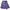 Vintage Coquette Mini Skirt Wanita Purple