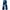 Angel Blue Streetwear Y2K High waisted jeans Wanita navy photo 2