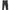 Yeezy Streetwear Avant Garde Sweatpants & Joggers Pria Black