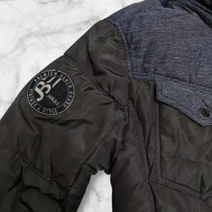 Jambangee Casual Puffer Jacket Pria Navy