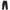 Streetwear Sportswear Jeans Pria black photo 1