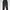 Streetwear Minimalist Casual trouser Wanita black photo 3