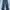 Japanese Brand Luxury Avant Garde Wide Leg Jeans Wanita Blue