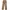 Fendi Luxury Avant Garde Casual Trouser Wanita Tan