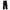 Japanese brand Y2K Avant Garde Casual pants Pria black photo 1
