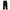 Japanese Brand Y2K Avant Garde Casual Pants Pria Black