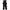 Japanese brand Y2K Avant Garde Casual pants Pria black photo 6