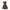 Japanese Brand Coquette Casual Midi Dress Wanita Brown