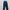 Streetwear Casual High Waisted Jeans Wanita Navy