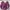 Luxury Futurist Crop Top Wanita Purple Black