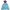 Angel Blue Vintage Y2K Puffer Jacket Wanita Blue
