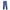 Minimalist Casual High Waisted Jeans Wanita Navy