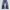 Japanese brand Vintage Y2K Flare pants Wanita white blue photo 1