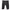 Goth Emo Short Wanita Black