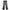 Japanese Brand Vintage Y2K Flare Pants Wanita Black
