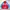 Vintage Casual Puffer jacket Pria red blue photo 1