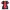 Goth Emo T-shirt Wanita navy red photo 3