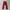 Pink House Streetwear Y2K Jeans Pria Burgundy