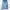 Streetwear Skater Jeans Pria white blue photo 1