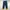 Loewe Y2K Luxury High Waisted Jeans Wanita Navy