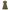 Vintage Y2K Midi dress Wanita tan cream photo 1
