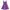 Vintage Y2K Evening Dress Wanita Purple