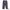 H&M Y2K Grunge Dungaree Pria black gray photo 2