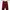 Vintage Casual Casual Trouser Wanita Burgundy Red