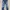 Zara Biker Casual Ripped Jeans Wanita Blue